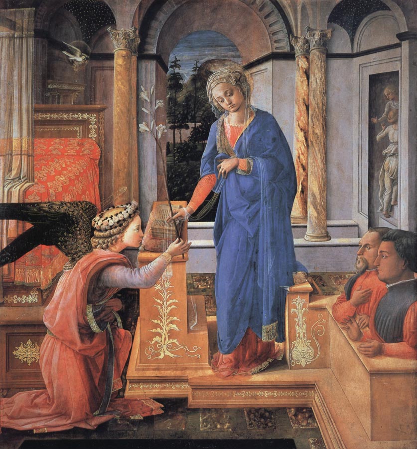 Fra Filippo Lippi The Annunciation